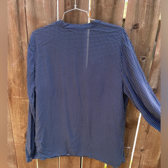 TOMMY HILFIGER | Women’s Blue Polka Dot Tunic Blouse - Picture 4 of 6